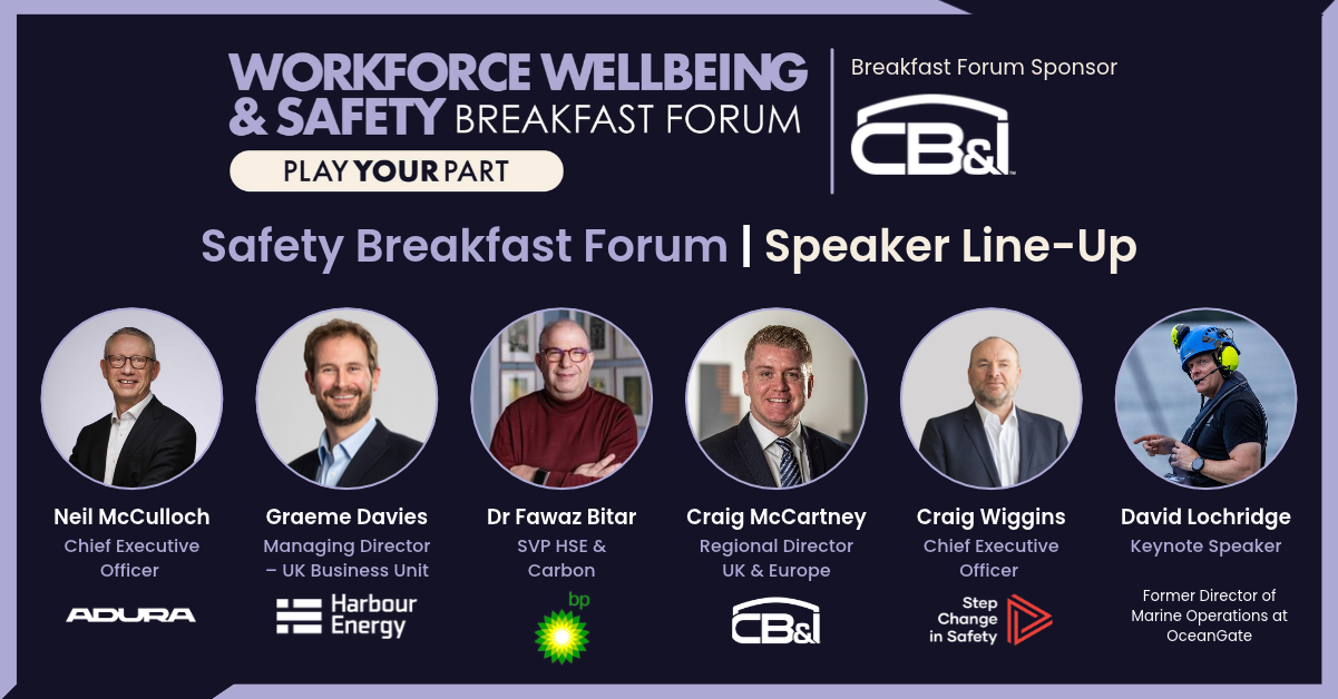 Workforce Wellbeing & Safety Expo Breakfast Speaker Line Up